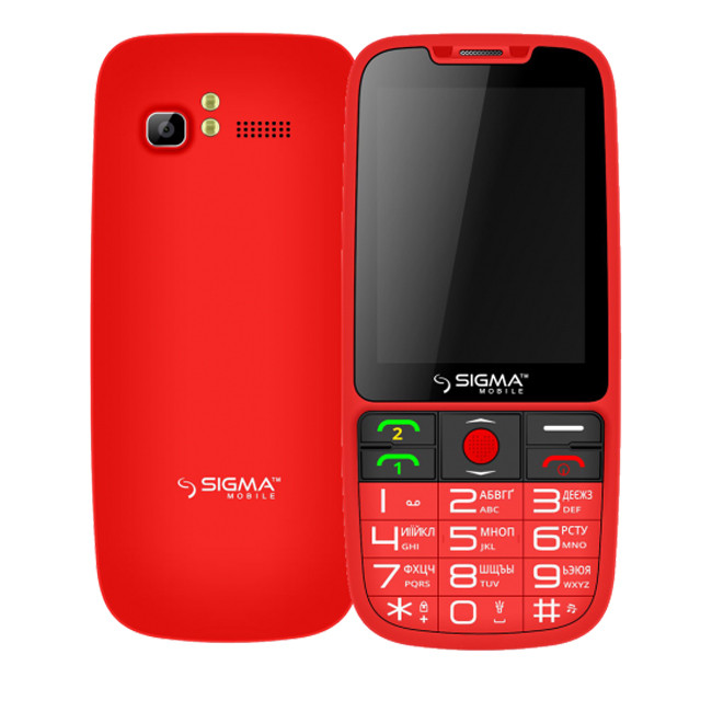 Телефон Sigma Mobile Comfort 50 Elegance Red