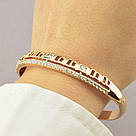 Браслет на руку Xuping Jewelry Фіаніт 18 сантиметрів (позолота 18к), фото 2