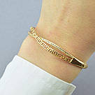 Браслет на руку на руку ювелірна біжутерія позолота з фіанітами медичне золото Xuping Jewelry Jewelry, фото 2