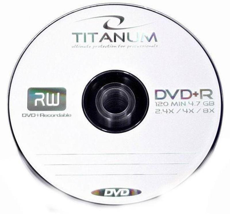 Диск DVD+R Titanum 4,7Gb 16х 120 min - фото 1 - id-p1441872709