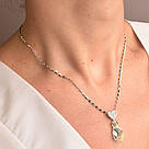 Підвіска біжутерія жіноча на шию Swarovski Xuping Jewelry родієве покриття, фото 3