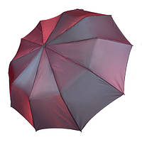 Зонтик хамелеон женский Bellissimo полуавтомат 10 спиц складной красивый яркий Бордовый (5467)