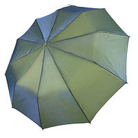 Зонт хамелеон женский Bellissimo складной полуавтомат 10 спиц красивый яркий Зеленый (5469)