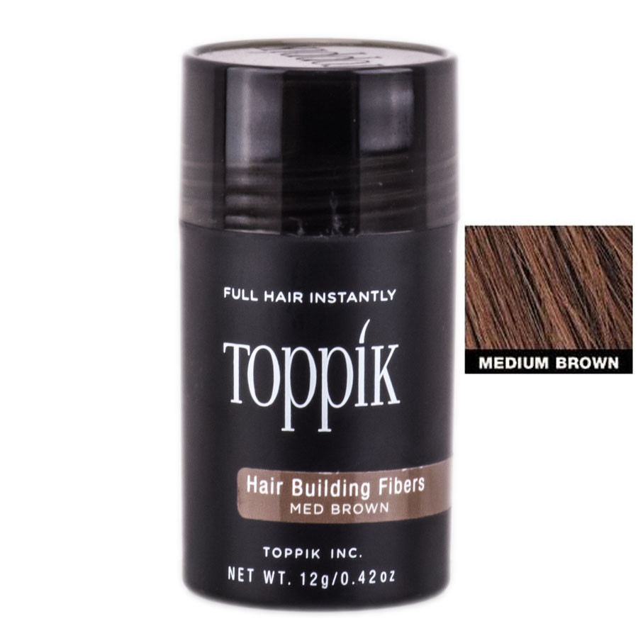 Кератиновый загуститель для редких волос Toppik 12 гр. medium brown - фото 1 - id-p721499688
