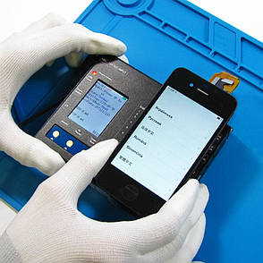 Дисплей (LCD екран) для Apple iPhone 4s з чорним тачскрином HC, фото 2