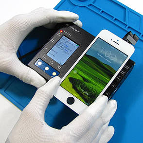 Дисплей (LCD екран) для Apple iPhone 5 з білим тачскрином HC, фото 2