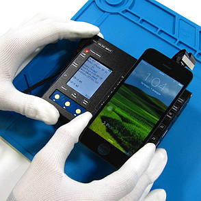 Дисплей (LCD екран) для Apple iPhone 5 з чорним тачскрином HC, фото 2