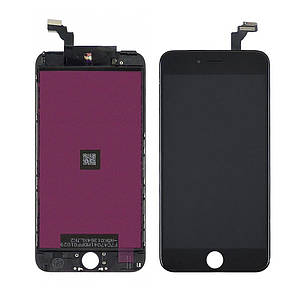Дисплей (LCD екран) для Apple iPhone 6 Plus з чорним тачскрином HC, фото 2