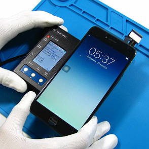 Дисплей (LCD екран) для Apple iPhone 6 Plus з чорним тачскрином HC, фото 2