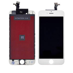 Дисплей (LCD екран) для Apple iPhone 6 з білим тачскрином HC, фото 2