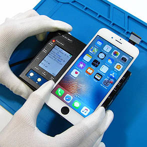 Дисплей (LCD екран) для Apple iPhone 6 з білим тачскрином HC, фото 2