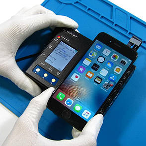 Дисплей (LCD екран) для Apple iPhone 6 з чорним тачскрином HC, фото 2