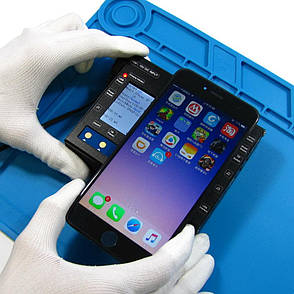 Дисплей (LCD екран) для Apple iPhone 6s Plus з чорним тачскрином HC, фото 2