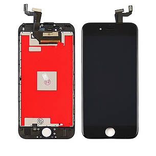 Дисплей (lcd екран) для Apple iPhone 6s із чорним тачскрином HC, фото 2