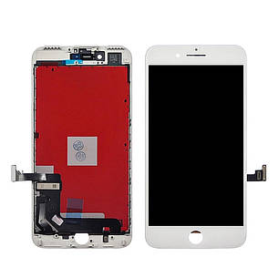 Дисплей (LCD екран) для Apple iPhone 7 Plus з білим тачскрином HC, фото 2