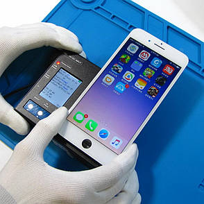Дисплей (LCD екран) для Apple iPhone 7 Plus з білим тачскрином HC, фото 2