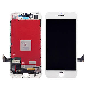 Дисплей (LCD екран) для Apple iPhone 7 з білим тачскрином HC, фото 2