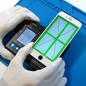 Дисплей (LCD екран) для Apple iPhone 7 з білим тачскрином HC, фото 2