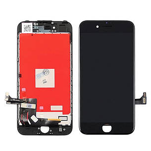Дисплей (lcd екран) для Apple iPhone 7 із чорним тачскрином HC, фото 2
