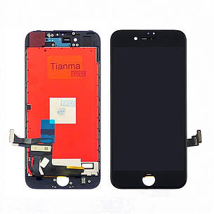 Дисплей (lcd екран) для Apple iPhone 7 з чорним тачскріном Tianma, фото 2