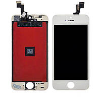 Дисплей (LCD екран) для Apple iPhone SE з білим тачскрином HC