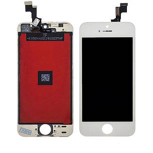 Дисплей (LCD екран) для Apple iPhone SE з білим тачскрином HC, фото 2
