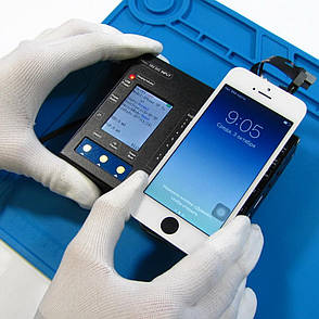 Дисплей (LCD екран) для Apple iPhone SE з білим тачскрином HC, фото 2