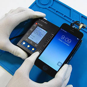 Дисплей (LCD екран) для Apple iPhone SE з чорним тачскрином HC, фото 2