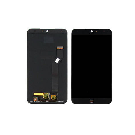 Дисплей (LCD екран) для Meizu 15 Lite з чорним тачскрином, фото 2