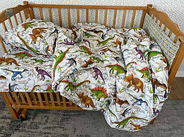 Дитяча постільна білизна в ліжечко - Динозаври