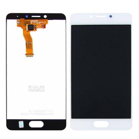 Дисплей (LCD екран) для Meizu M5C з білим тачскрином, фото 2