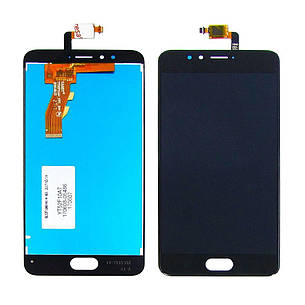 Дисплей (LCD екран) для Meizu M5s з чорним тачскрином, фото 2