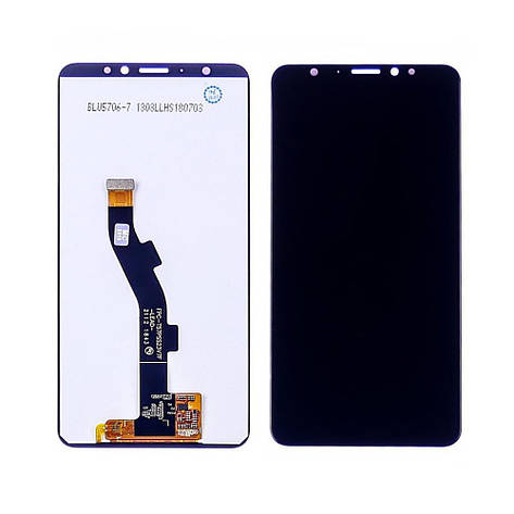 Дисплей (LCD екран) для Meizu M8/ V8 Pro з чорним тачскрином, фото 2