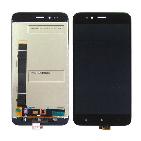 Дисплей (lcd екран) для Xiaomi Mi 5X/Mi A1 з чорним тачскрином, фото 2