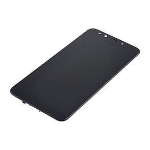 Дисплей (lcd екран) для Xiaomi Mi 6X/Mi A2 з чорним тачскрином та дисплейною рамкою, фото 2