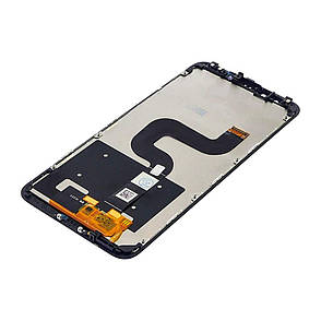 Дисплей (lcd екран) для Xiaomi Mi 6X/Mi A2 з чорним тачскрином та дисплейною рамкою, фото 2