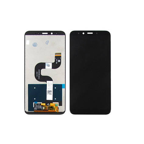 Дисплей (lcd екран) для Xiaomi Mi 6X/Mi A2 з чорним тачскрином, фото 2