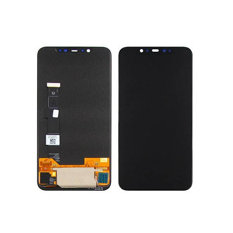 Дисплей (LCD екран) для Xiaomi Mi 8 з чорним тачскрином OLED, фото 2