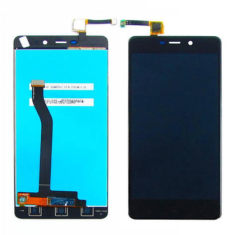 Дисплей (LCD екран) для Xiaomi Redmi 4 Pro з чорним тачскрином, фото 2