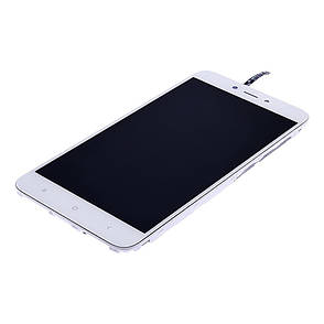 Дисплей (lcd екран) для Xiaomi Redmi 4X з білим тачскрином та корпусною рамкою, фото 2