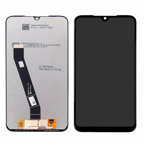 Дисплей (LCD екран) для Xiaomi Redmi 7 з чорним тачскрином, фото 2