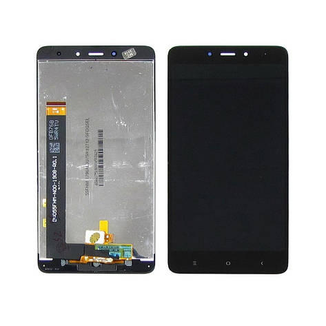 Дисплей (LCD екран) для Xiaomi Redmi Note 4 з чорним тачскрином, фото 2