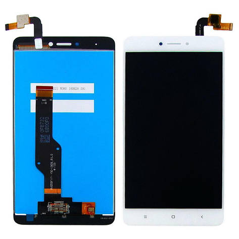 Дисплей (LCD екран) для Xiaomi Redmi Note 4X з білим тачскрином, фото 2