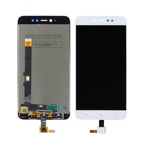Дисплей (LCD екран) для Xiaomi Redmi Note 5A Prime з білим тачскрином, фото 2