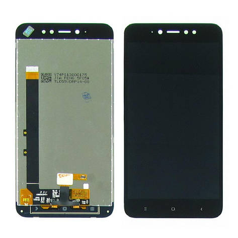 Дисплей (LCD екран) для Xiaomi Redmi Note 5A Prime з чорним тачскрином, фото 2