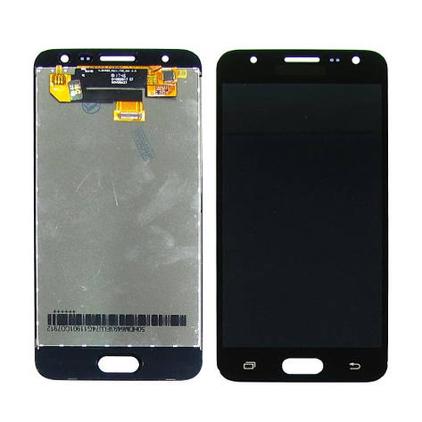 Дисплей (lcd екран) для Samsung G570 Galaxy J5 Prime з чорним тачскрином, з регульованим підсвічуванням, фото 2