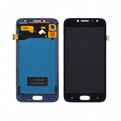 Дисплей (lcd екран) для Samsung J250 Galaxy J2 (2018) з чорним тачскрином, з регульованим підсвічуванням, фото 2