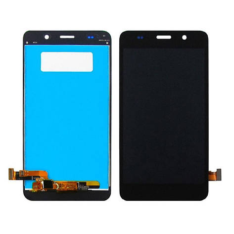 Дисплей (lcd екран) для Huawei Honor 4A/Y6 з чорним тачскрином, фото 2