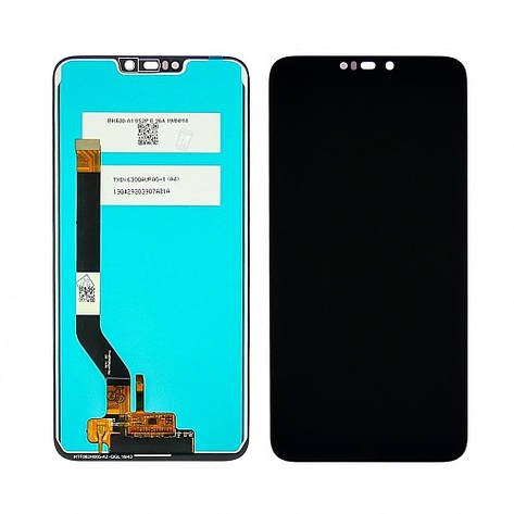 Дисплей (LCD екран) для Huawei Honor 8C з чорним тачскрином, фото 2
