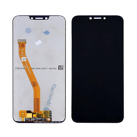 Дисплей (lcd екран) для Huawei Honor Play з чорним тачскріном, фото 2